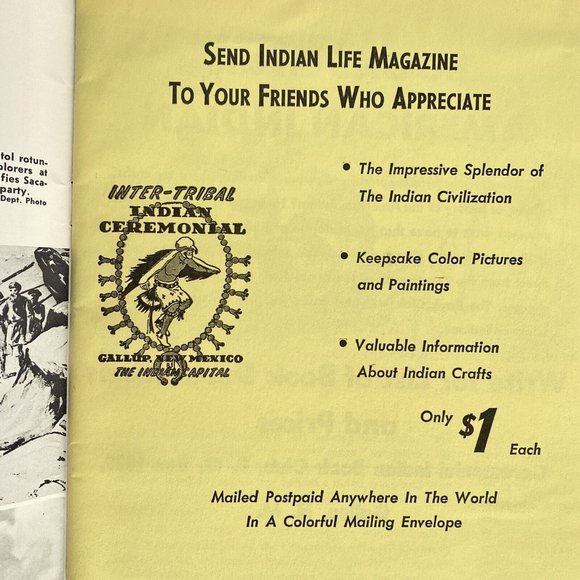 1961 Indian Life Magazine Vol. 40 No. 1 Inter-Tribal Indian Ceremonial Assn. NM - Picture 10 of 12
